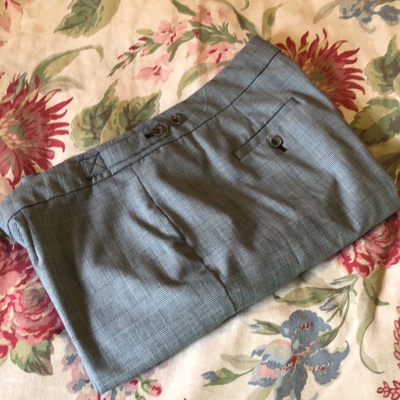 JONES NEW YORK Size 18W Glen Plaid Square FlatFront Wool Spandex Career $119NEW - Picture 8 of 16